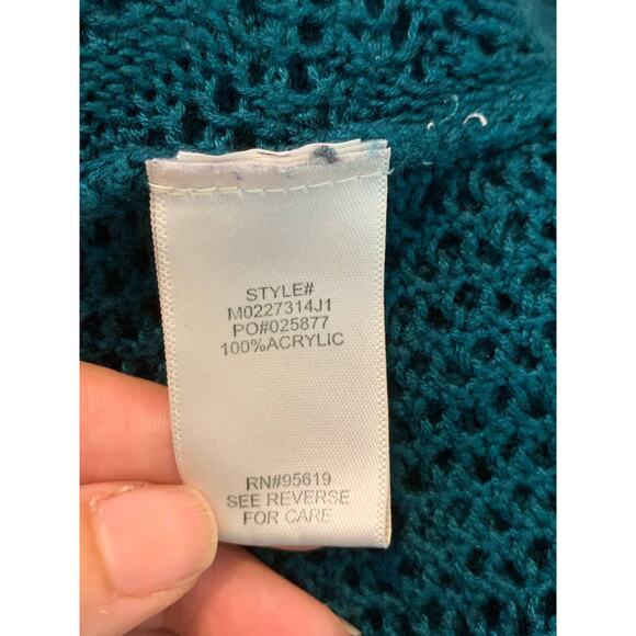 John Paul Richard green long sleeves tunic sweater size M - Picture 5 of 12